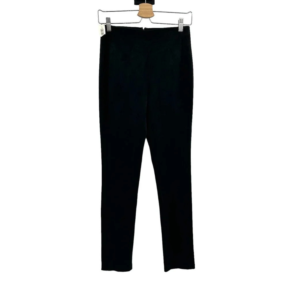Aritzia Wilfred Nivelle Faux Suede Leggings in Black Size 6